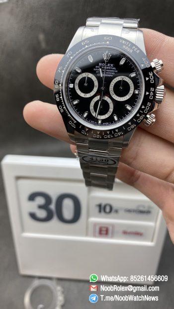 Clean Factory 1:1 Daytona 116500 904L SS Case and Bracelet Black 