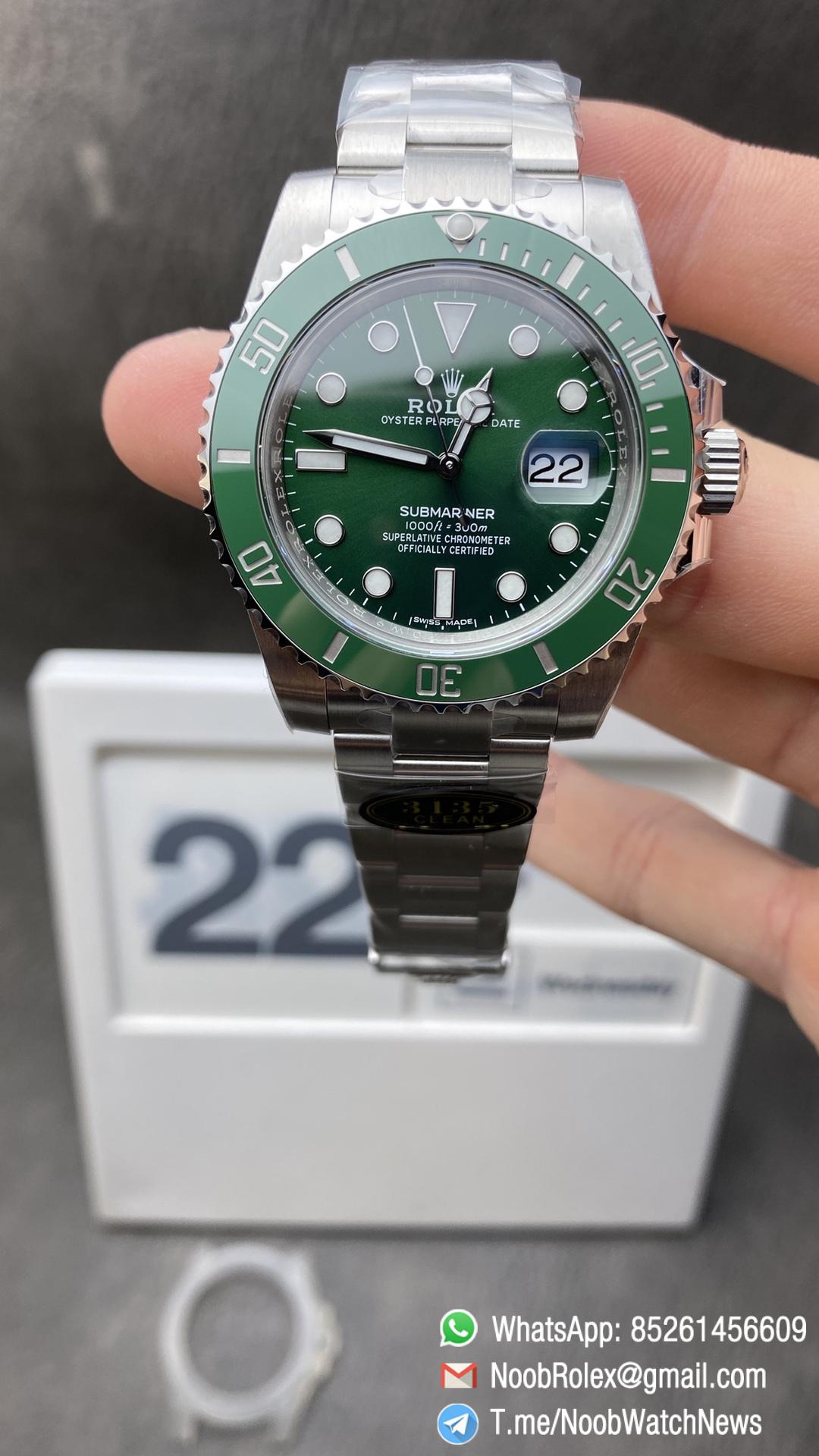 Rolex Submariner Date Hulk 116610LV - Green Dial/Bezel - for