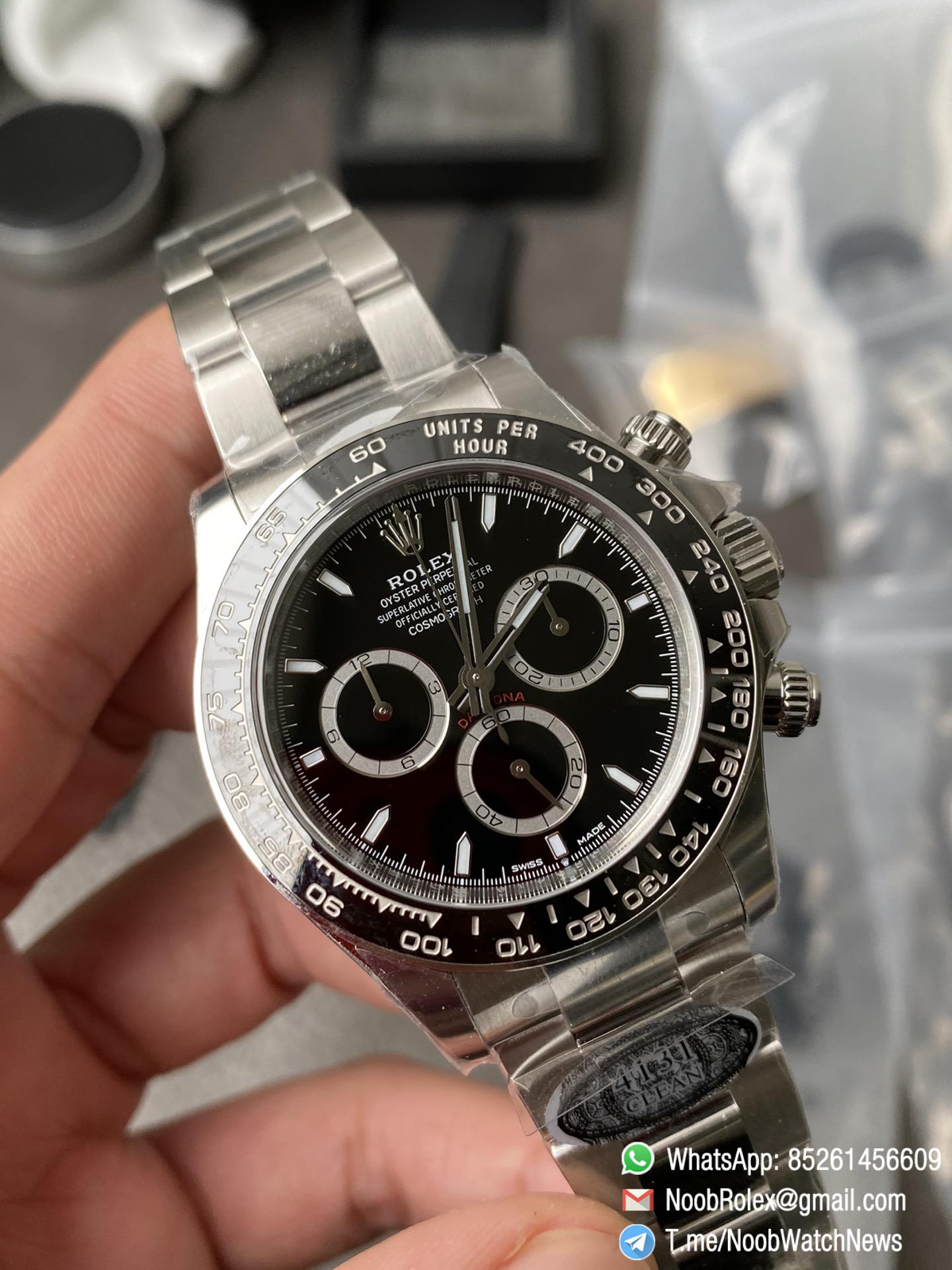 Clean Factory Watch CF Watches Rolex Daytona 126500LN Black Dial Black  Cerachrom Bezel 904L Oystersteel SH4131 Movement – Clean Factory Watch |  The Best Super Clone Watches Store in China