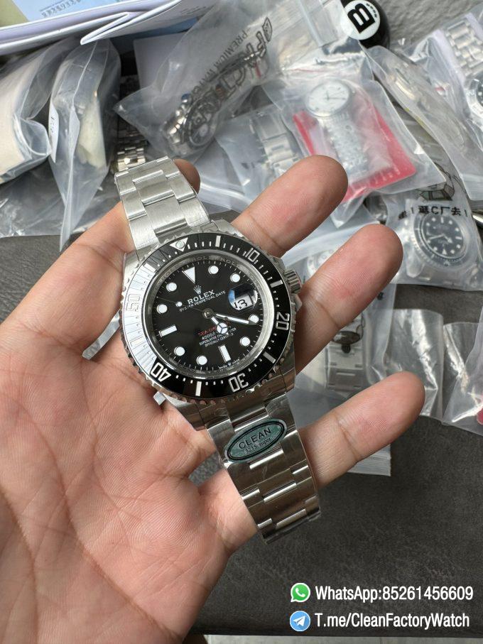 wsxc1725Clean Factory Rolex Sea Dweller 126600 Single Red 904L Steel Case and Bracelet SH3235 Movement 10